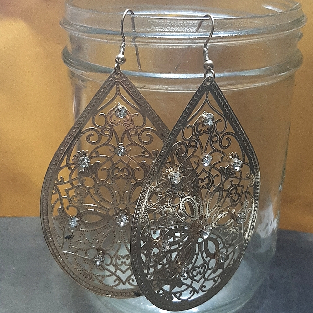 Large Metal Earrings
